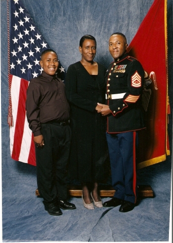 Charles M. Smith, Sr. c/o 1985 with wife of 27 years (Dorlene) and son (Charles Jr.)