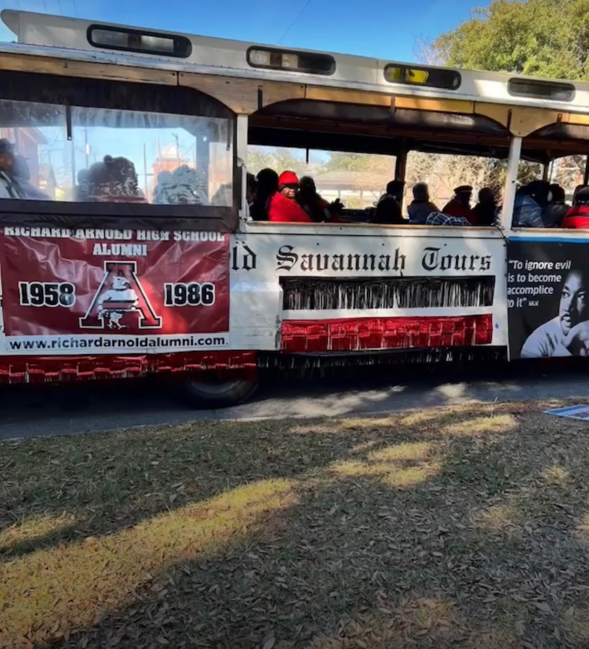 Richard Arnold Eagles Alumni Social Club - January 16, 2023, MLK Parade Trolley